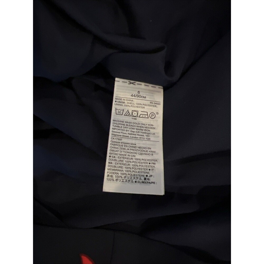 Banana Republic Womens Floral Shift Dress 6 Navy Blue Red 585478-00-1 - Picture 6 of 7